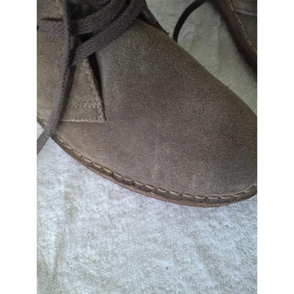 J.Crew MacAlister Suede Shearling Lined Desert Boots Made in Italy Brown Mens7.5